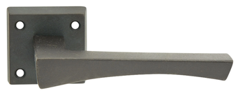 ARCO - Bronze door handle on rose by GIARA ART DESIGN-BRONZE - view 3